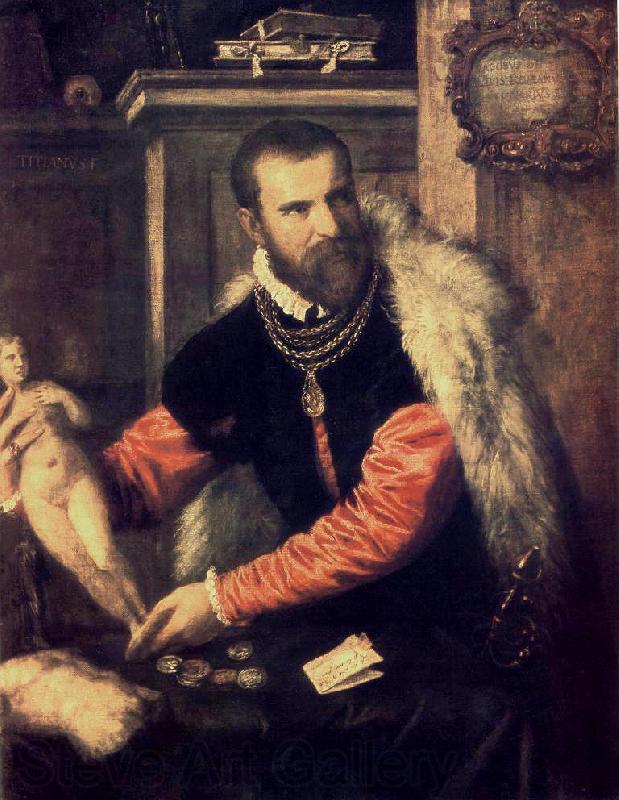 TIZIANO Vecellio Portrait of Jacopo Strada wa r